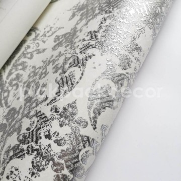 Szürke ezüst prémium tapéta SR28201 (Shiraz)