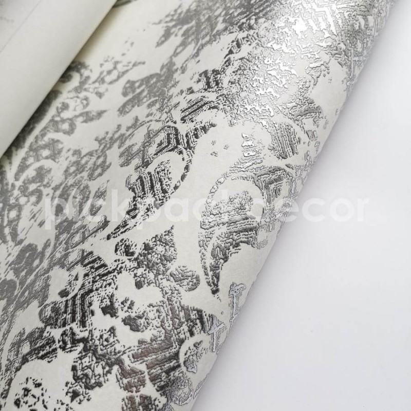 Szürke ezüst prémium tapéta SR28201 (Shiraz)