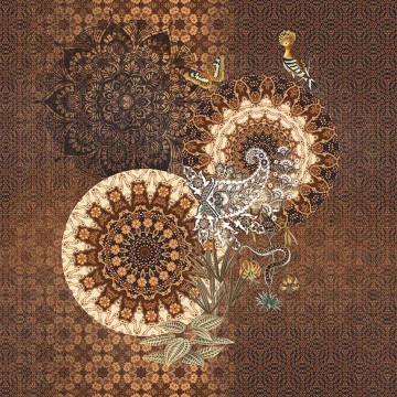 Barna klasszikus fali poszter TD4172 (300x280 cm)  (Circle of Life)