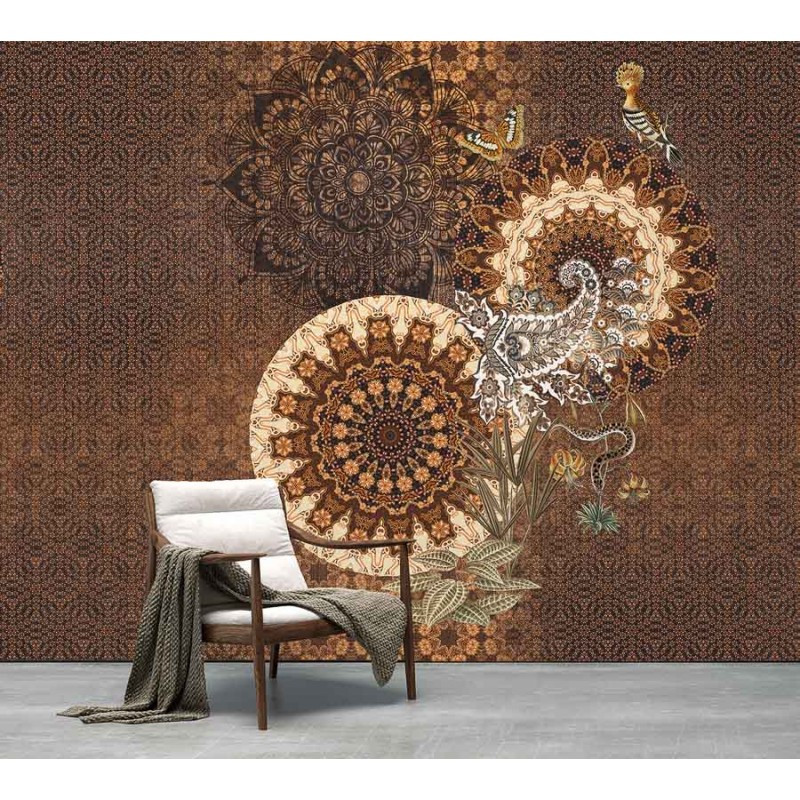 Barna klasszikus fali poszter TD4172 (300x280 cm)  (Circle of Life)