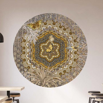 Barna kör alakú poszter TD4204 (átmérő: 100 cm vagy 150 cm) (Circle of Life)