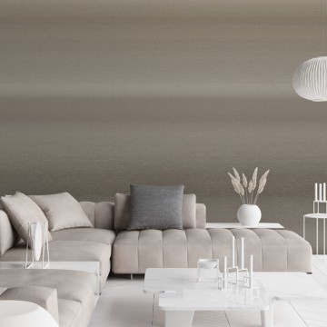 Barna minimál posztertapéta vízszintes csíkokkal  (200X280 cm) INK7512 (Esbjerg)