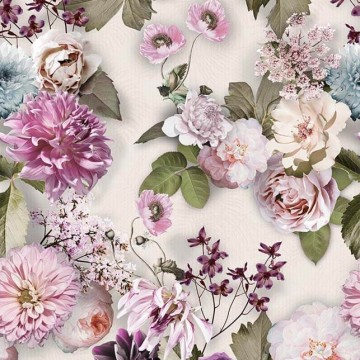 Élénk virágos fali poszter (200x280 cm) INK7564 (Floral)