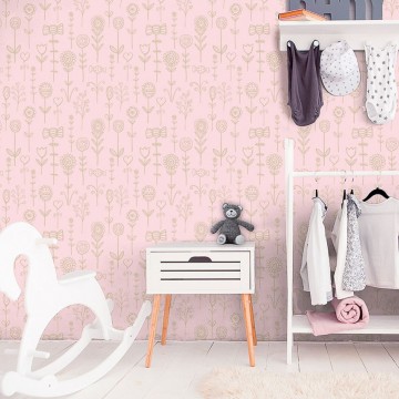 Rózsaszín virágos tapéta 27192 (Morris and Mila) Rózsaszín virágos tapéta 27192 (Morris and Mila)