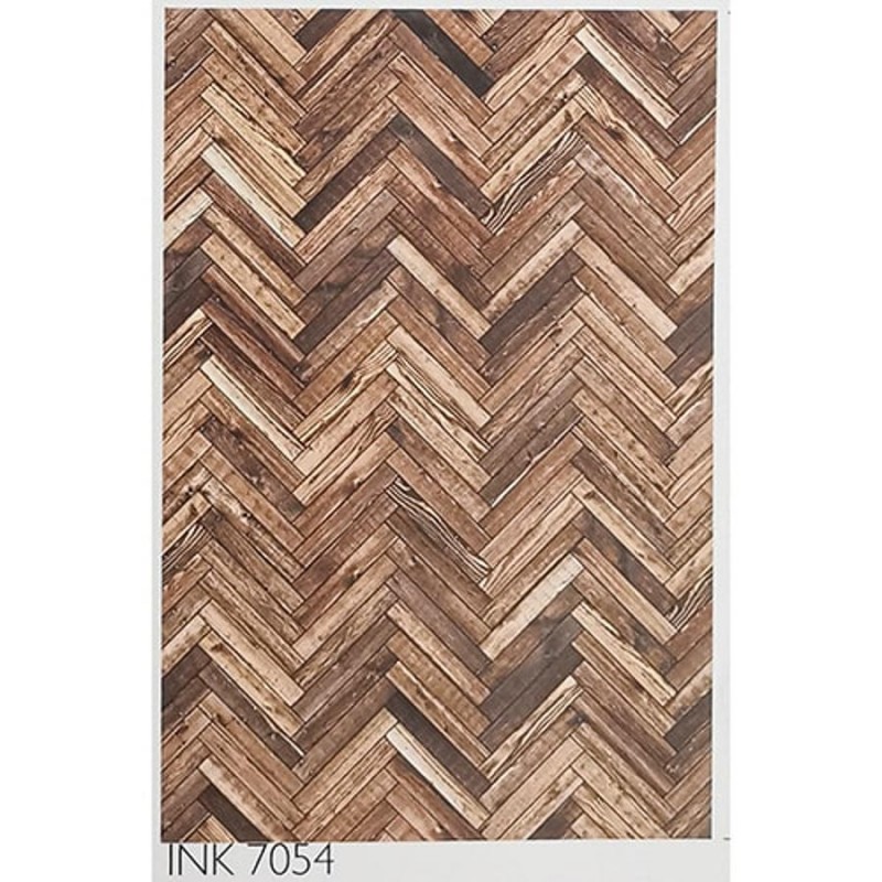 Parketta mintás posztertapéta, barna 7054 (200 x 300 cm) (New Materials)