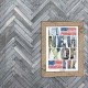 Parketta mintás posztertapéta, szürke 7049 (200 x 300 cm) (New Materials)