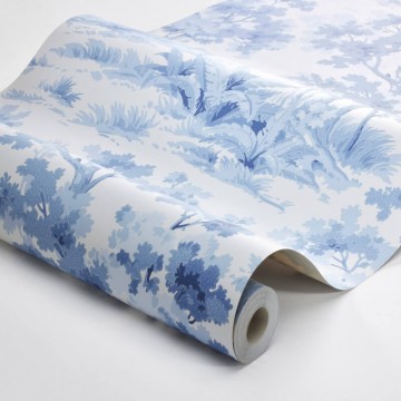 Tisztás világoskék design tapéta 6142 (Blue and White)