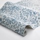 Réti virágok növények kék design tapéta 6145 (Blue and White)