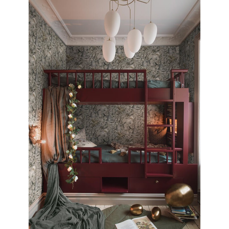 Tengeri állatok és növények design tapéta fakóbarna árnyalatokkal 8151 (Fairyland)