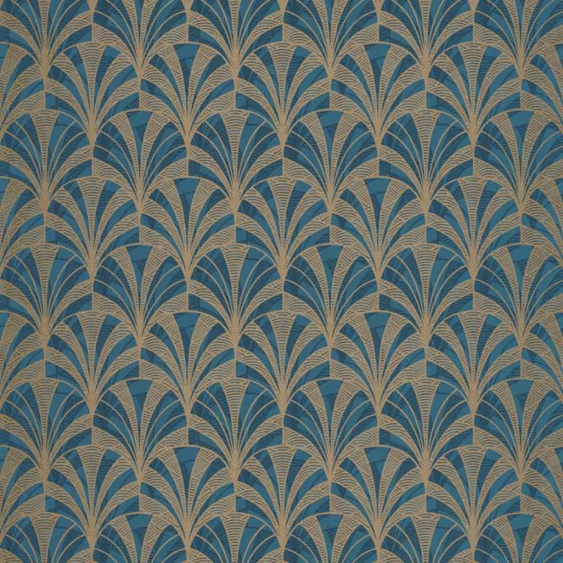Art Deco tapéta zöld arany 85736313 (1930)