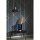 Sötétkék design tapéta nagy geometriai mintával 89906846 (Alchimie)