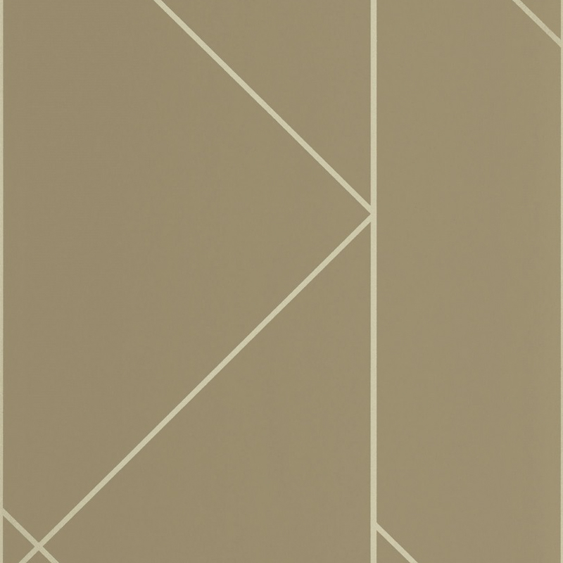 Barna  design tapéta nagy geometriai mintával 89907200 (Alchimie)
