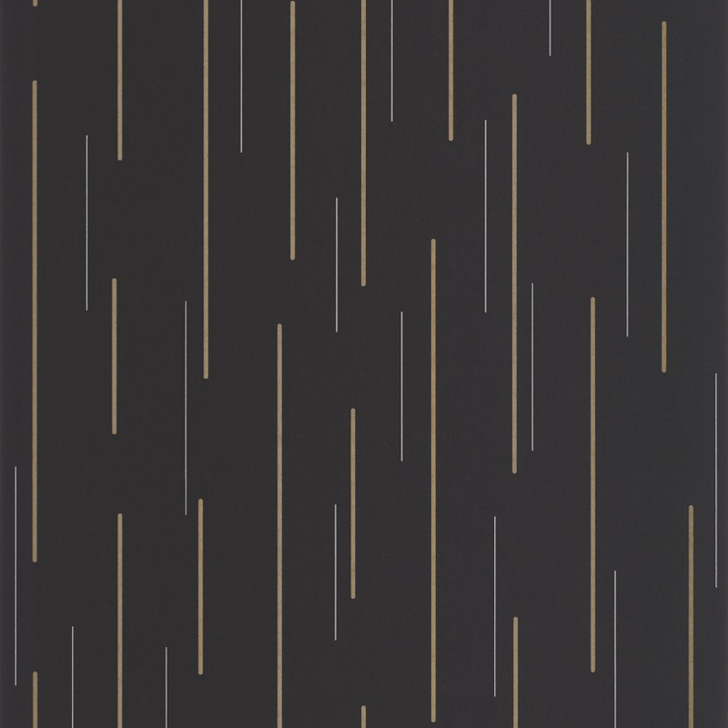 Fekete alapon vonal mintás desgin tapéta 89919078 (Alchimie)