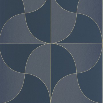 Kék modern geometrikus design tapéta 89936844 (Alchimie)