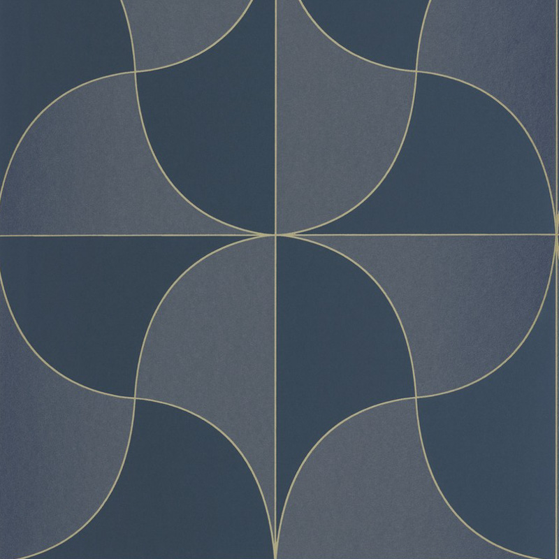 Kék modern geometrikus design tapéta 89936844 (Alchimie)