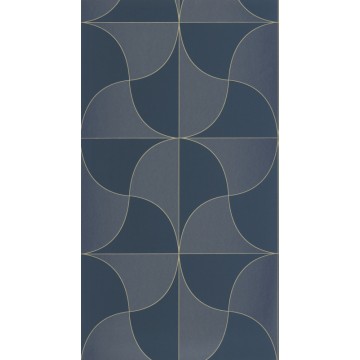 Kék modern geometrikus design tapéta 89936844 (Alchimie)