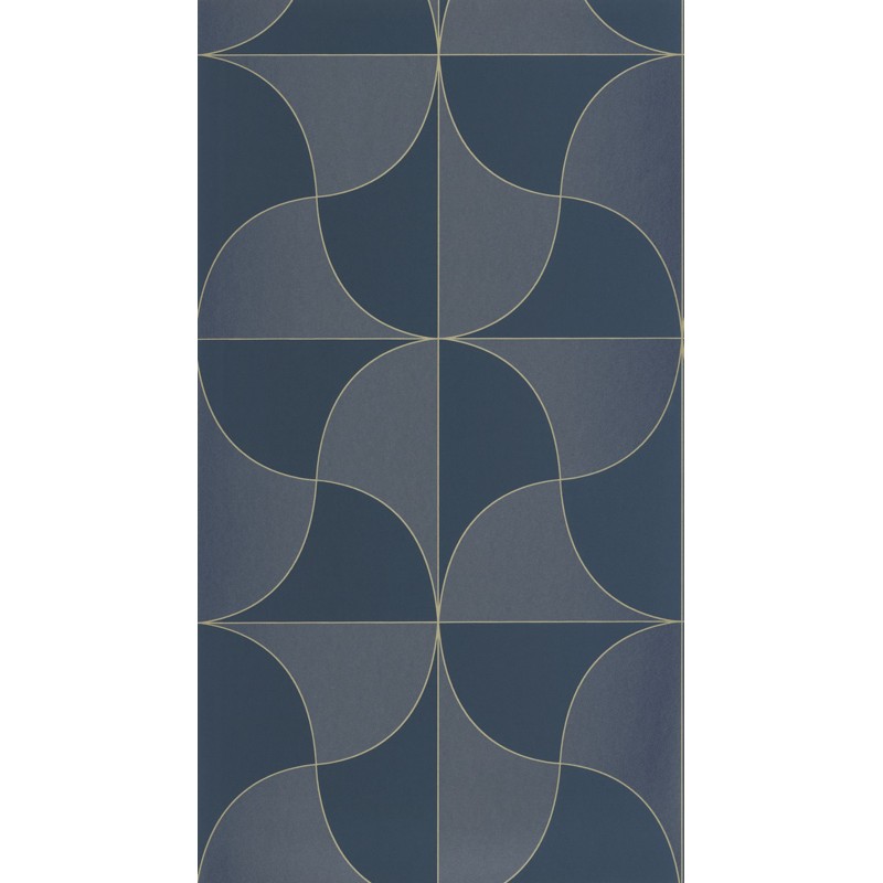 Kék modern geometrikus design tapéta 89936844 (Alchimie)