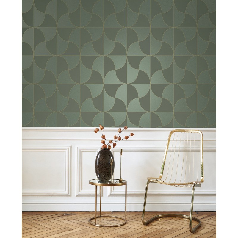 Kék modern geometrikus design tapéta 89936844 (Alchimie)