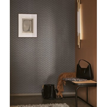 Fekete  minimál design tapéta geometriai mintával 89949917 (Alchimie)