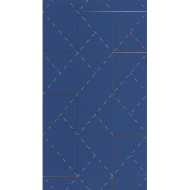 Kék  minimál design tapéta geometrikus vonalmintával 89956442 (Alchimie)