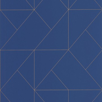 Kék  minimál design tapéta geometrikus vonalmintával 89956442 (Alchimie)