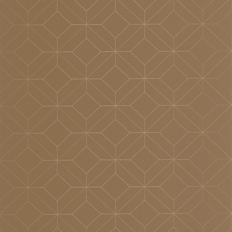 Barna  minimál design tapéta geometrikus vonalmintával 89962874 (Alchimie)