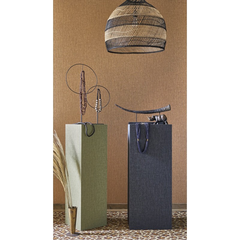 Strukturált design tapéta, magában mintás sötétkék 89756641 (Babylone)