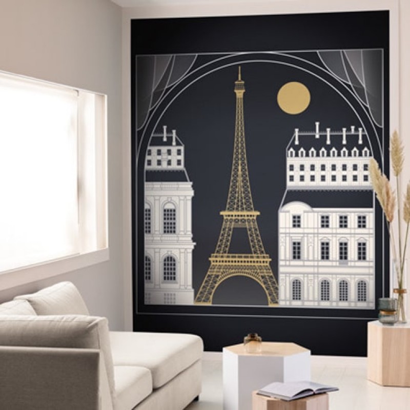 Art Deco poszter, Eiffel Torony (viles, 200x280 cm) 100529899