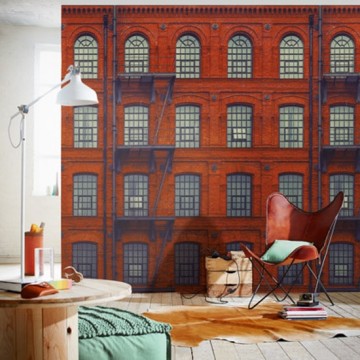 Indusztriális stílusú poszter, épület (viles, 200x280 cm) 69528112