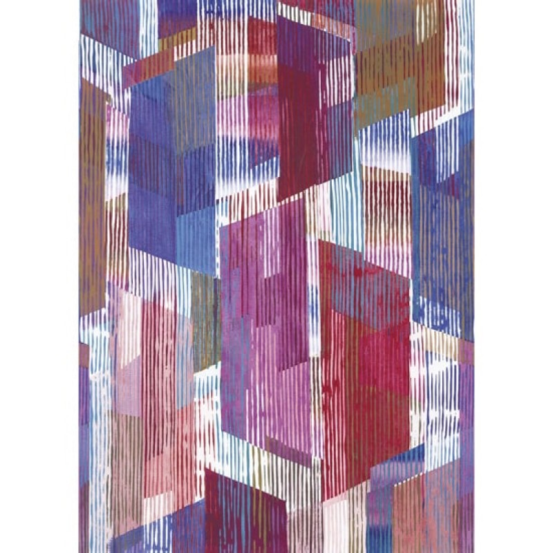 Lila bordó geometrikus poszter (viles, 200x280 cm) 84316505