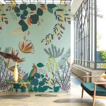 Fali poszter nagy levelekkel (viles, 200x280 cm) 101517209