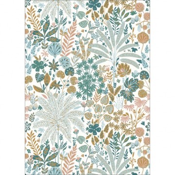 Fali poszter bohém levelekkel, pasztell (viles, 200x280 cm) 101527001