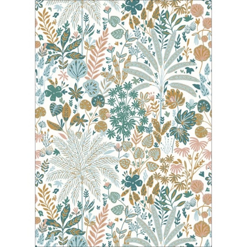 Fali poszter bohém levelekkel, pasztell (viles, 200x280 cm) 101527001