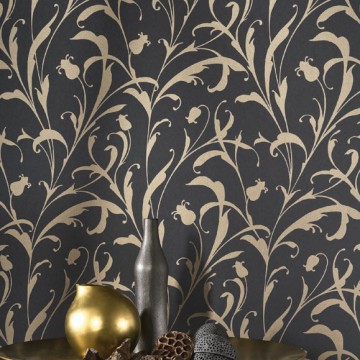 Elegáns levélmintás design tapéta feketek, barna 202009277 (Elixir) Elegáns levélmintás design tapéta feketek, barna 202009277 (Elixir)