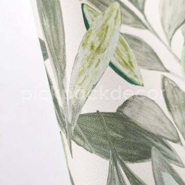 Természetes hatású levélmintás tapéta, világoszöld 85977017 (Nicaragua)