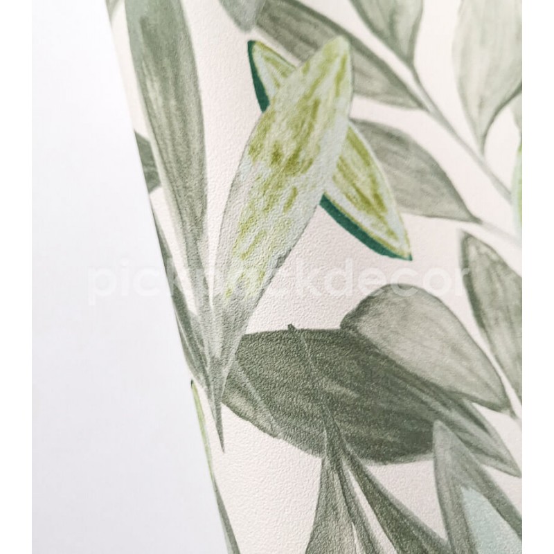 Természetes hatású levélmintás tapéta, világoszöld 85977017 (Nicaragua)