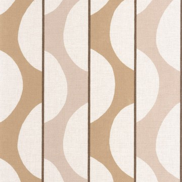 Design tapéta hullámvonal mintával barna krémszínű 201944180 (Rituel)
