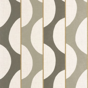 Design tapéta hullámvonal mintával olívazöld 201947344 (Rituel)
