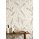 Design tapéta levél mintával törtfehér világosszürke 201950710 (Rituel)