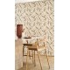Design tapéta levél mintával drapp barna 201951729 (Rituel)