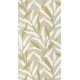 Design tapéta levél mintával zöld barna 201957400 (Rituel)