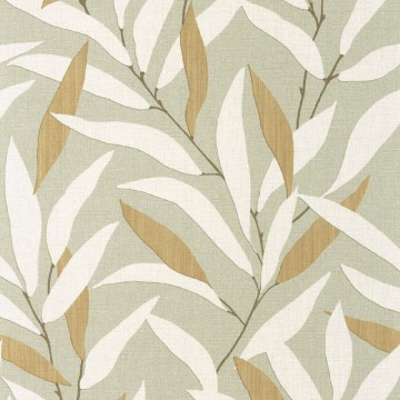 Design tapéta levél mintával zöld barna 201957400 (Rituel)