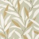 Design tapéta levél mintával zöld barna 201957400 (Rituel)