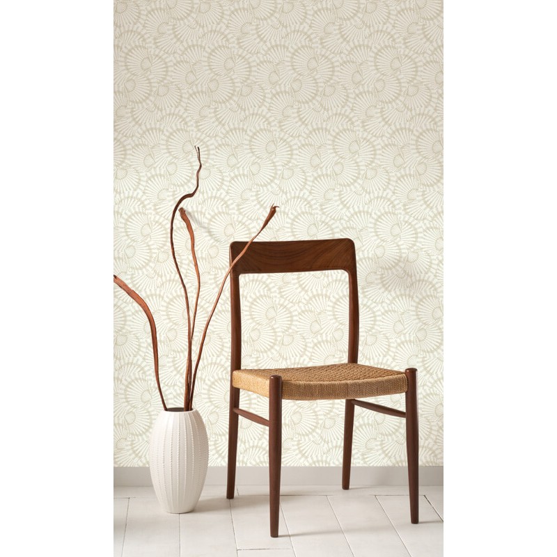 Design tapéta kagyló mintával bézs 201481111 (Seaside)