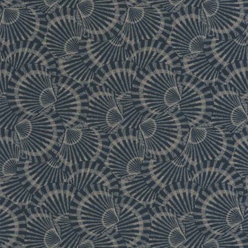 Design tapéta kagyló mintával sötétkék 201486909 (Seaside)