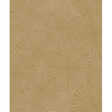 Elegáns vinyl tapéta sárgásbarna kör mintával 201872612 (Solaris)
