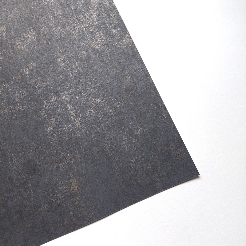 Fekete koptatott hatású tapéta 80839803 (Stone)