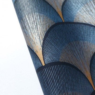 Art deco design tapéta kék arany boltív mintával 88666404 (Twenties)