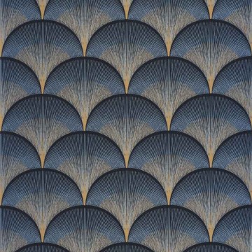 Art deco design tapéta kék arany boltív mintával 88666404 (Twenties)