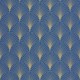 Design tapéta boltív mintával kék arany 105266021 (Elegance)